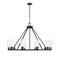 Z-Lite Titus 10 Light Chandelier, 46in. W x 28in. H, Matte Black 826-10MB - alternate 6